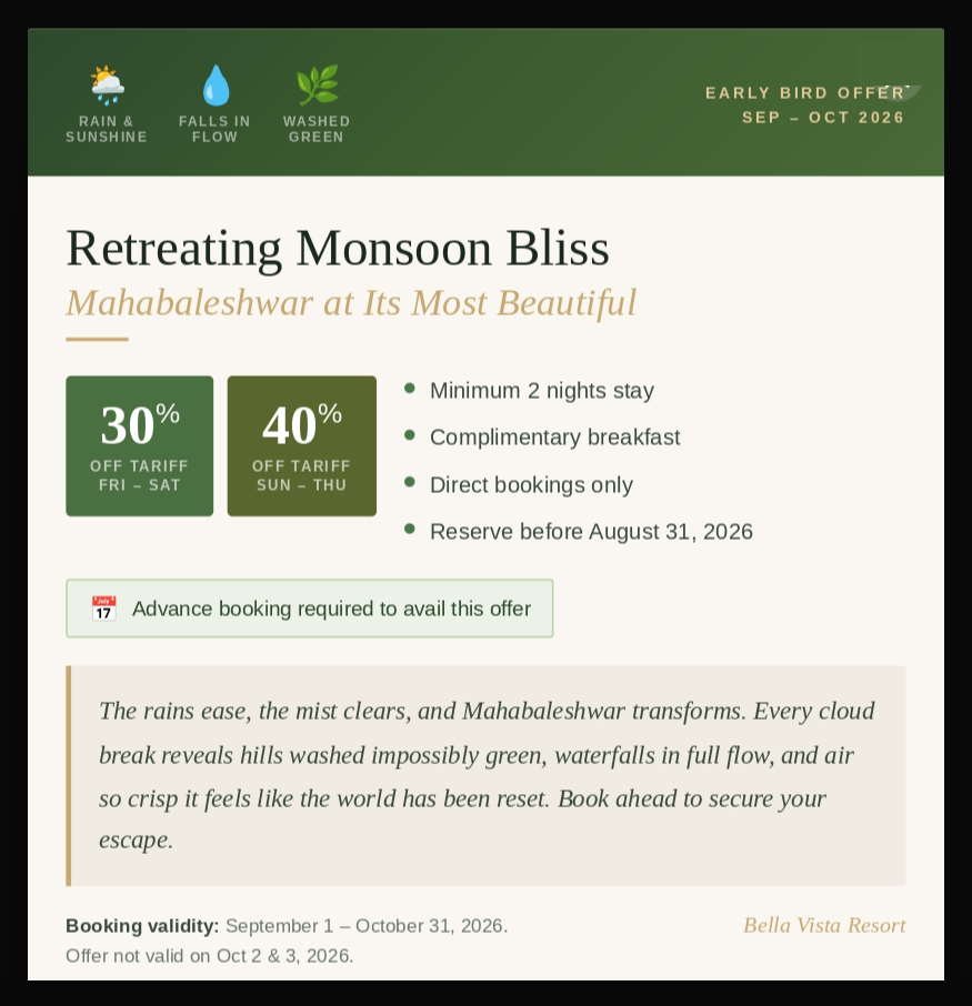 Retreating Monsoon Bliss