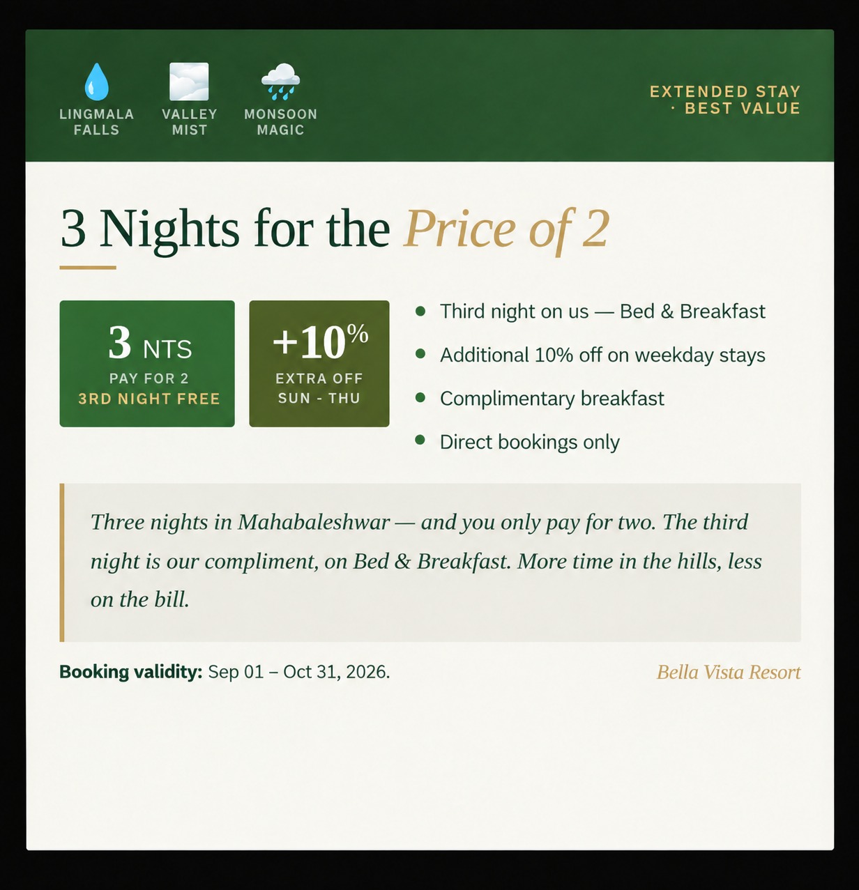 3 Night